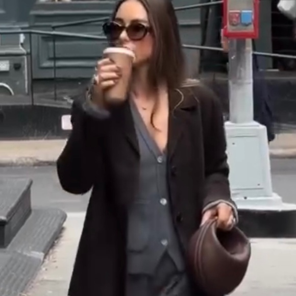 Almina Concept V Neck Cardigan Sweater Merino Wool S Grey Gray NWOT - Picture 9 of 14